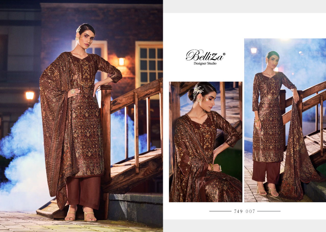 Belliza Safinaaz Festive Wear Wholesale Dress Material Collection